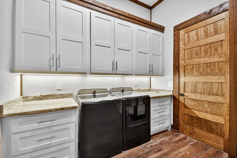 Furnished interior view inside a new home in , Mineral Bluff (Image 30).