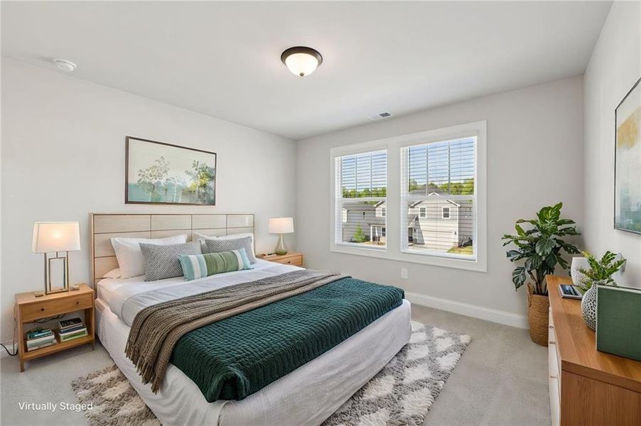 Furnished interior view inside a new home in Vines at Mill Creek - Estate Series, Braselton (Image 7).