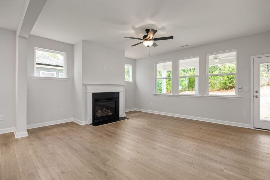 Representative unfurnished interior of a home built from the The Birch II A by Davidson Homes LLC in Montrose, Aberdeen (Image 19).