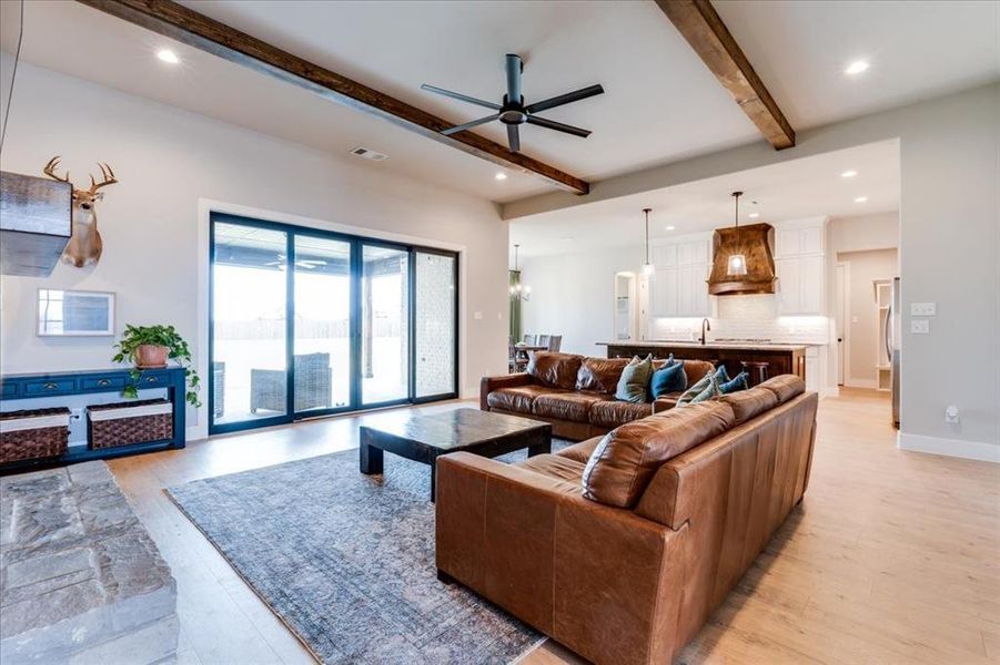 Furnished interior view inside a new home in , Godley (Image 5).