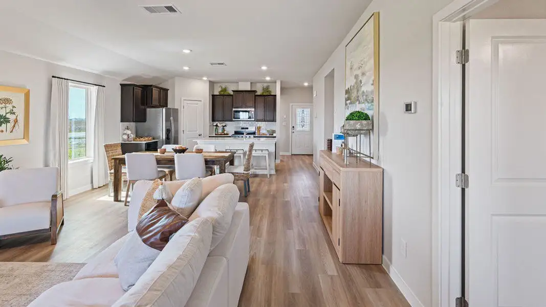 Furnished interior view inside a new home in London Towne, Corpus Christi (Image 11).