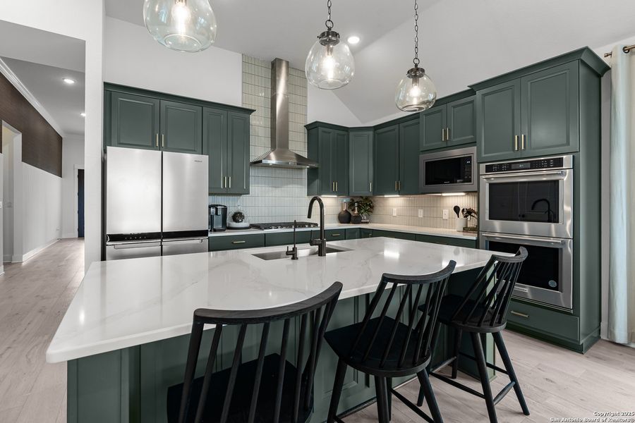 Furnished interior view inside a new home in Bison Ridge, San Antonio (Image 30).