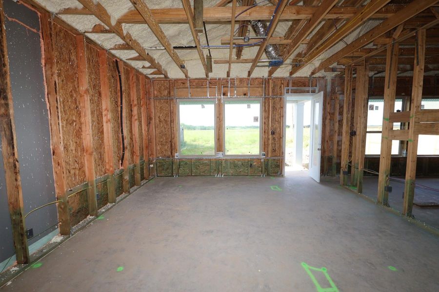 In-progress construction of a new home in Meridiana - Terrace Collection, Manvel, TX (Image 12).