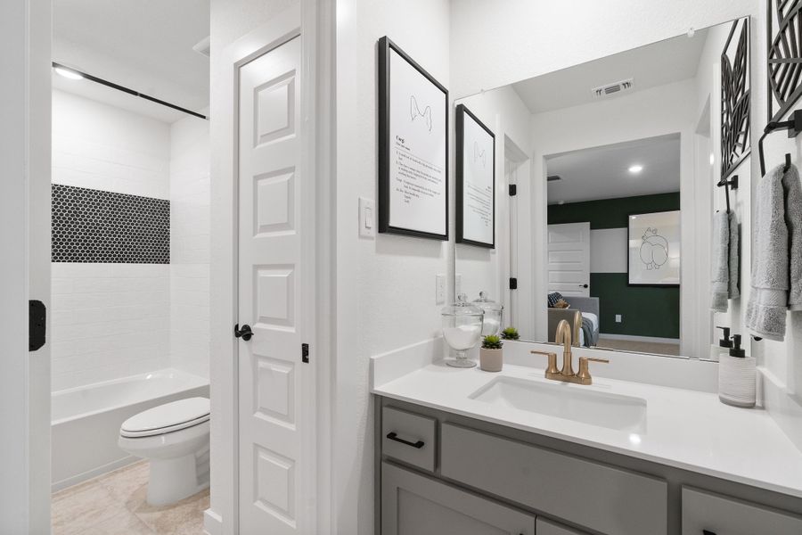 Furnished interior view inside a new home in Nolina, Georgetown (Image 13).