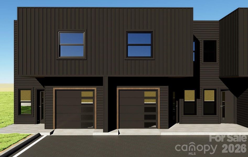 Exterior rendering of this home design in , Charlotte, NC (Image 3).