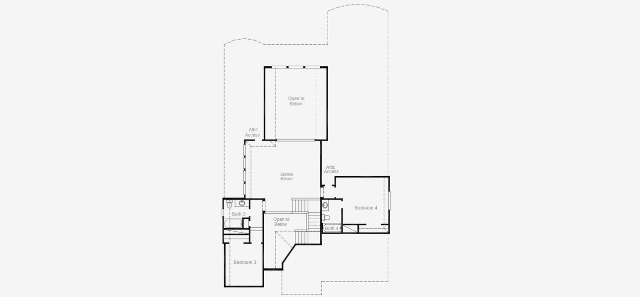 2D floor plan layout for the Giddings by Coventry Homes in Jubilee, Hockley, TX (Image 19).