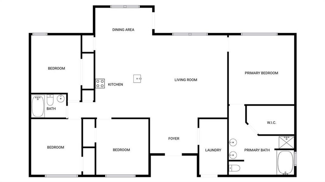 2D floor plan layout of this home in , Grantville, GA (Image 4).