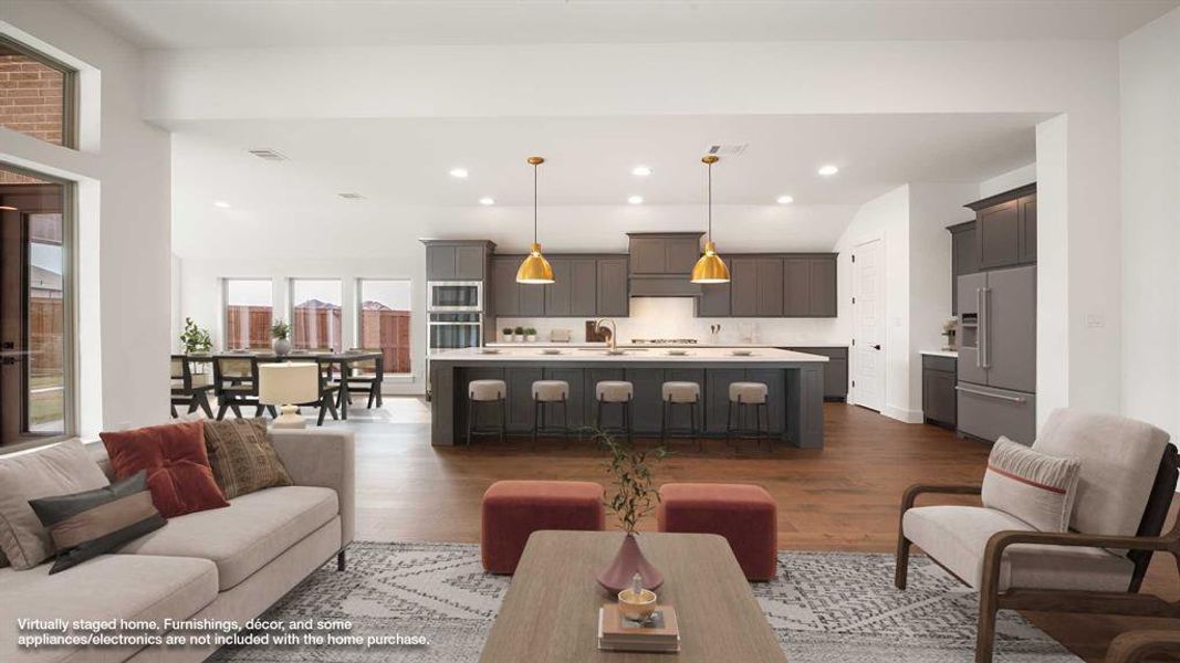 Furnished interior view inside a new home in Hillstead, Lavon (Image 14).