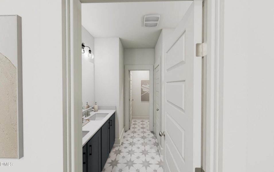 Primary Bath rendering