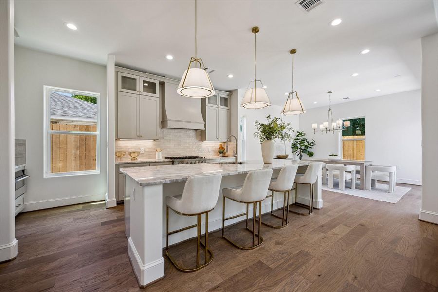 Furnished interior view inside a new home in , Houston (Image 23).