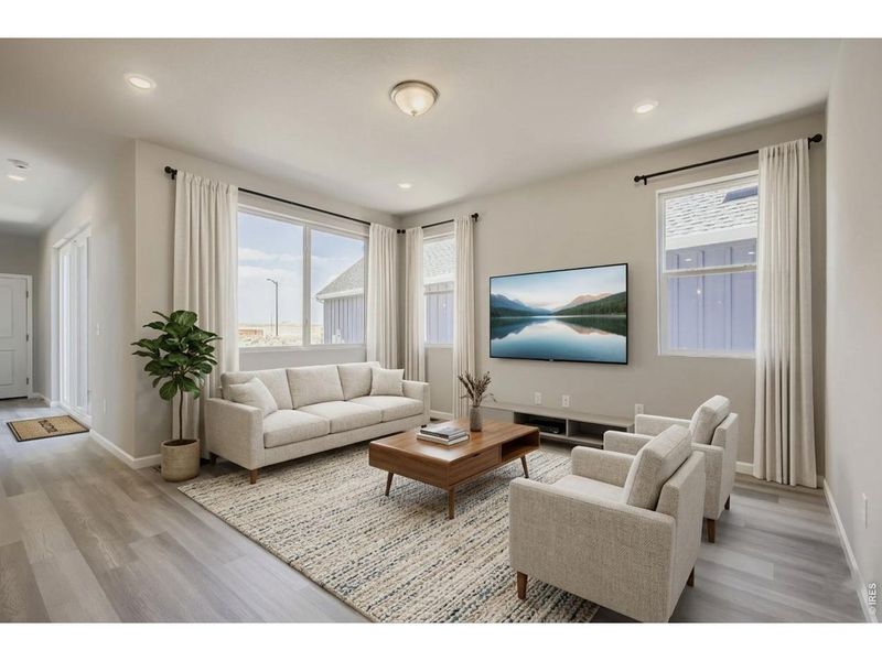 Furnished interior view inside a new home in Waterfield, Fort Collins (Image 10).