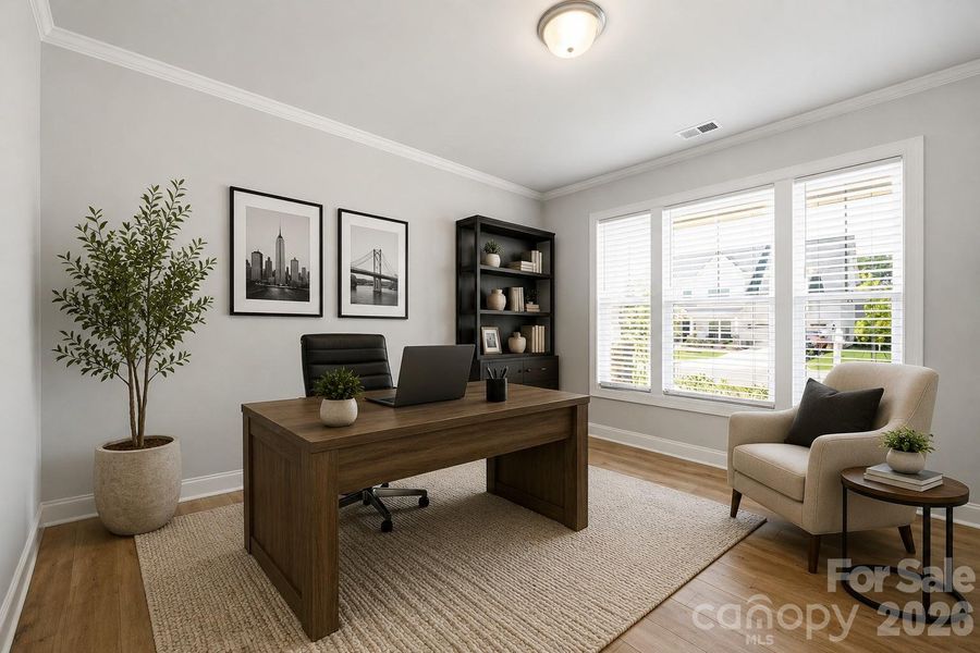 Office Virtually Staged