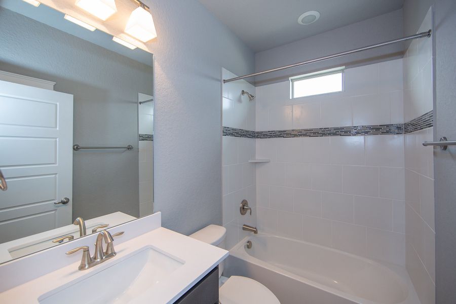 Representative furnished interior of a home built from the The Malta by Whitestone Custom Homes in Johnson Ranch, Bulverde (Image 8).