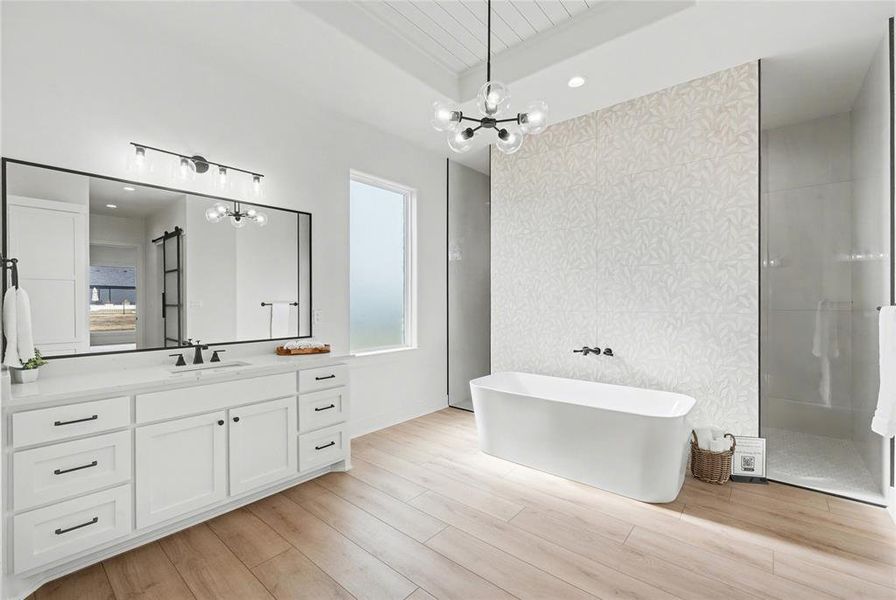 Furnished interior view inside a new home in , Temple (Image 28).