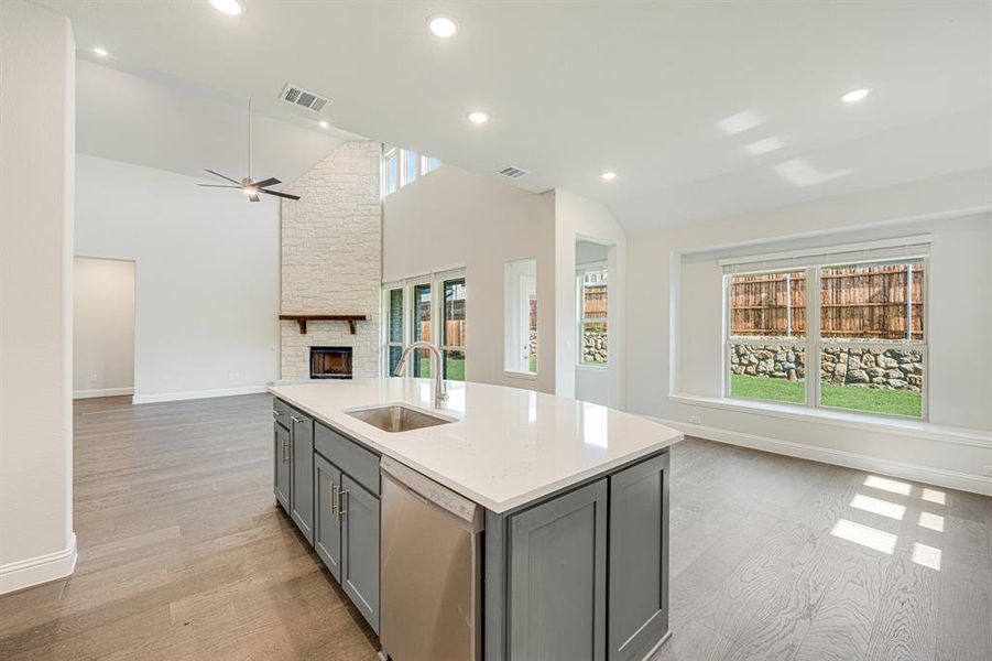 Furnished interior view inside a new home in Legacy Ranch Classic 60, Melissa (Image 15).
