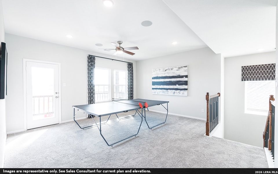 Furnished interior view inside a new home in Hickory Ridge, Elmendorf (Image 5).