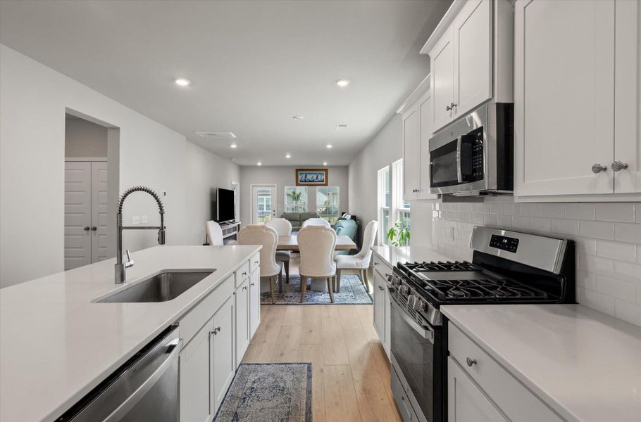 Furnished interior view inside a new home in Horizons at Summers Corner | 55+, Summerville (Image 9).