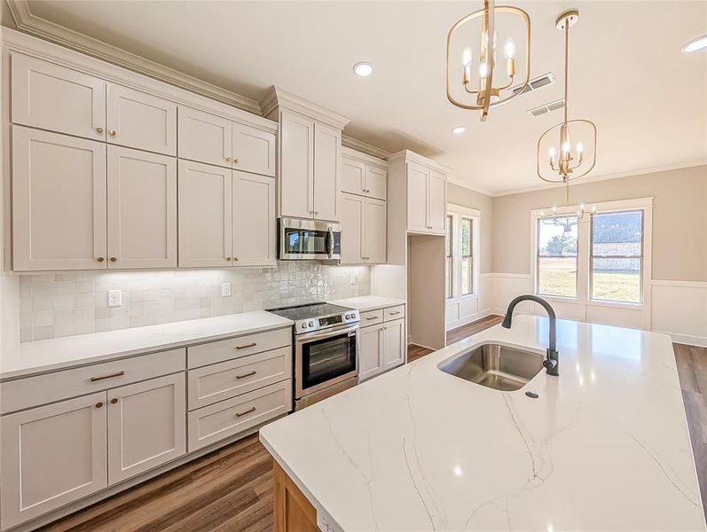 Furnished interior view inside a new home in , Tyler (Image 11).