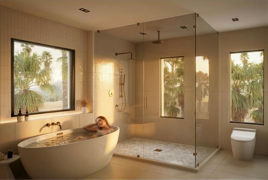 Furnished interior view inside a new home in , Sarasota (Image 18).