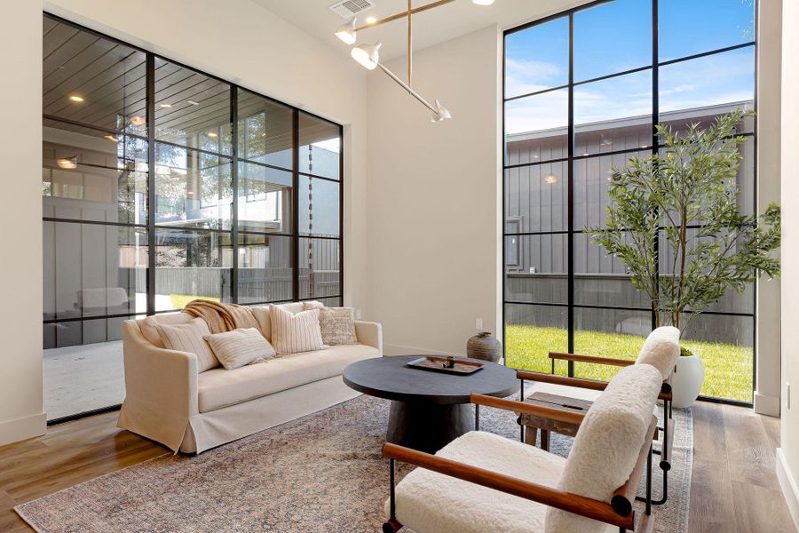 Furnished interior view inside a new home in , Austin (Image 14). Furnished interior view inside a new home in , Austin (Image 14).