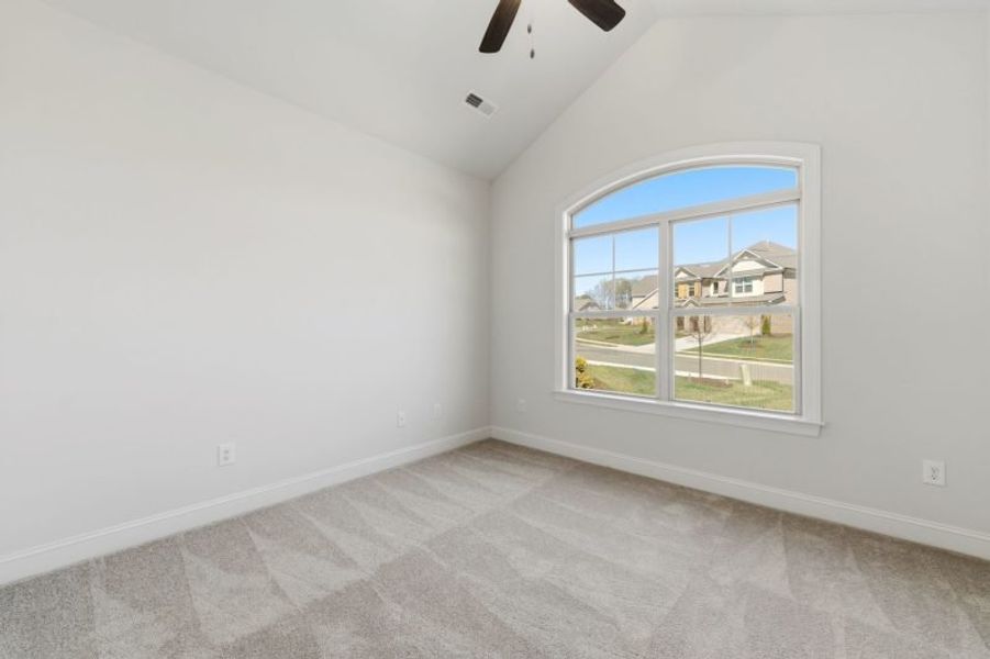 Representative unfurnished interior of a home built from the Cosmopolitan by Keystone Homes NC in Weybridge, Burlington (Image 87). Representative unfurnished interior of a home built from the Cosmopolitan by Keystone Homes NC in Weybridge, Burlington (Image 87).
