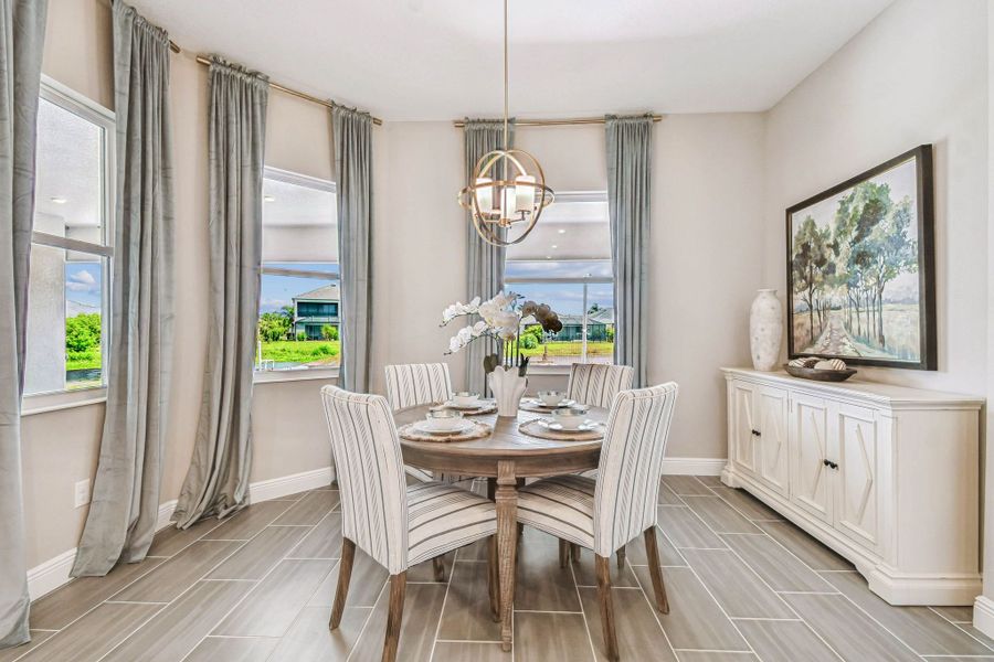 Furnished interior view inside a new home in River Preserve Estates, Parrish (Image 70).