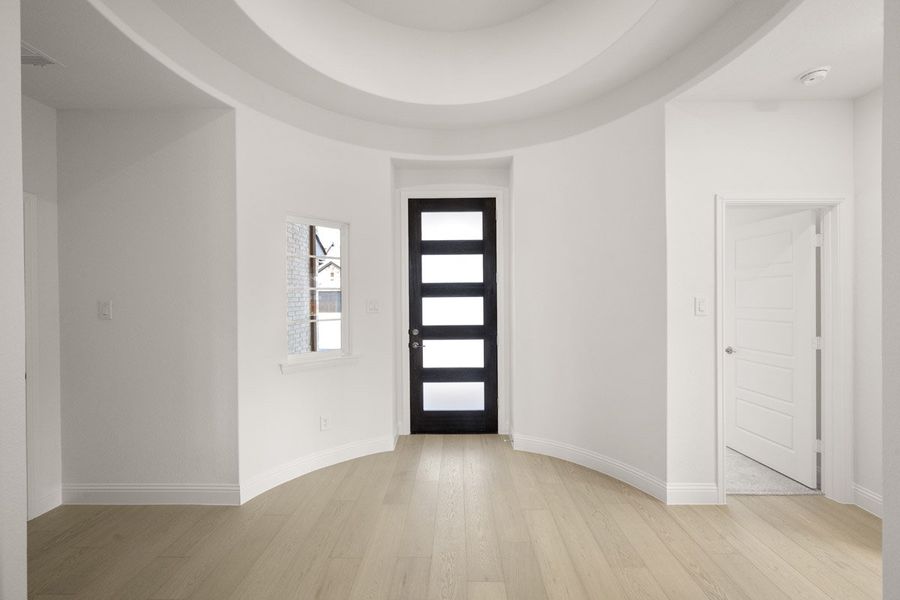 Representative unfurnished interior of a home built from the Sandstone II by Pacesetter Homes in Timberbrook, Justin (Image 18).