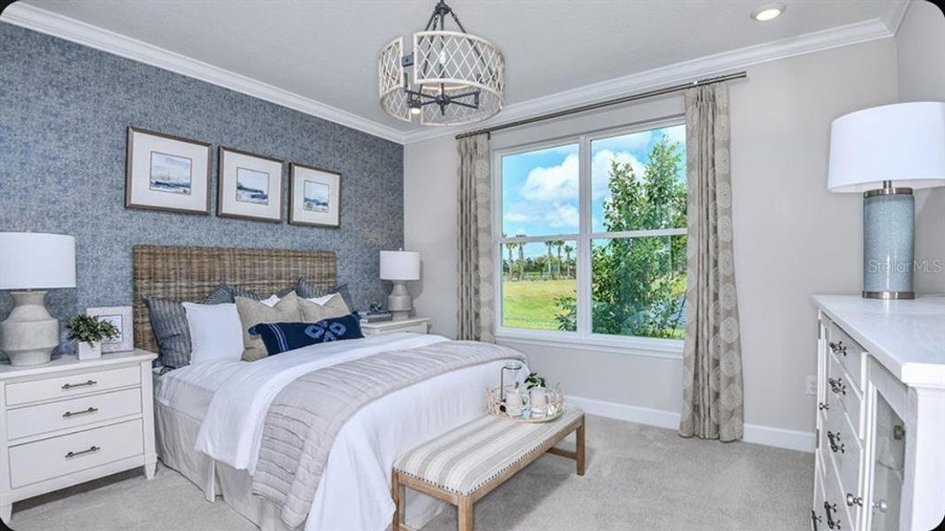 Furnished interior view inside a new home in Colbert Landings, Palm Coast (Image 7). Furnished interior view inside a new home in Colbert Landings, Palm Coast (Image 7).