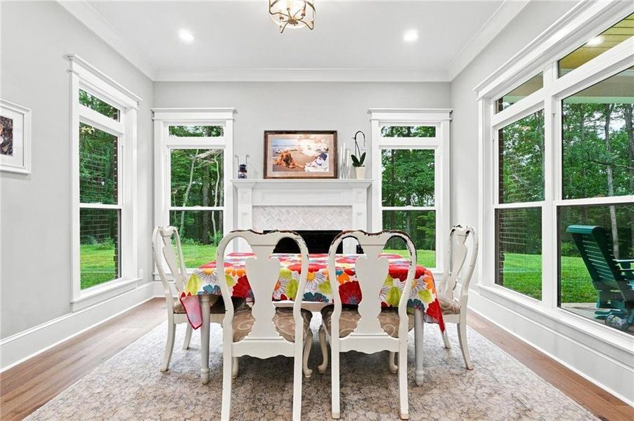 Furnished interior view inside a new home in , Dawsonville (Image 22).