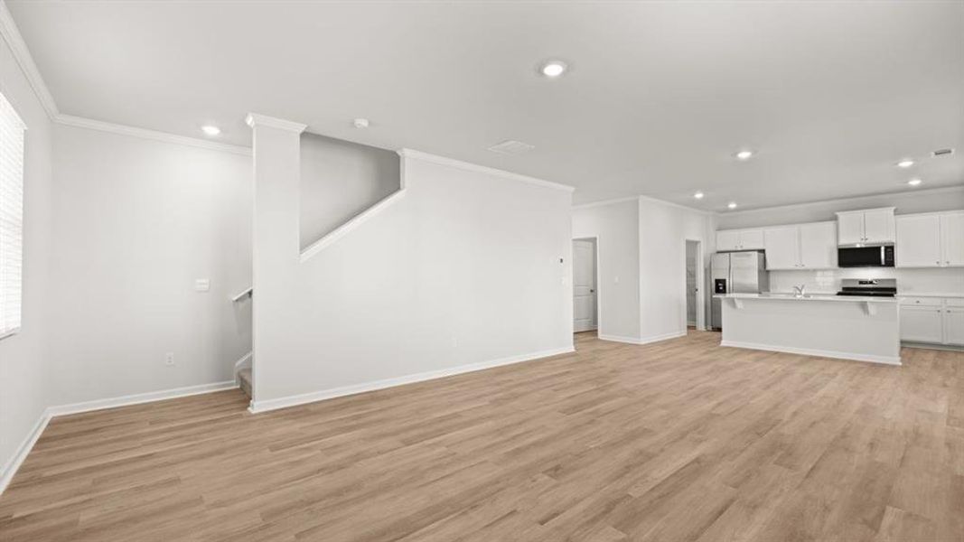 Spacious, unfurnished interior of a new home in Braselton Village, Braselton (Image 19).