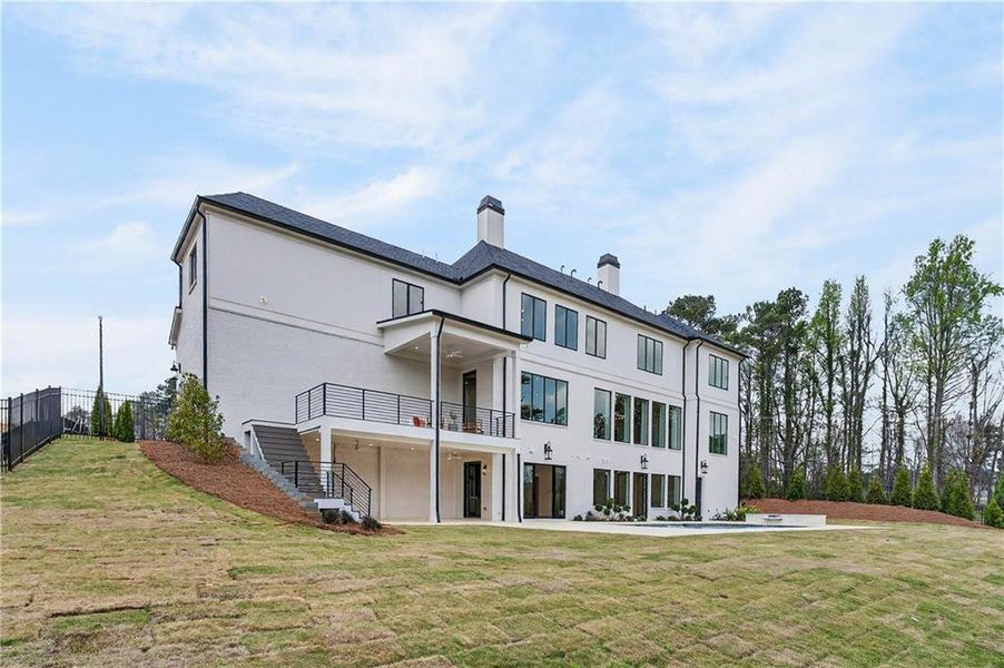 Exterior details and patio area of a home in , Marietta (Image 29).