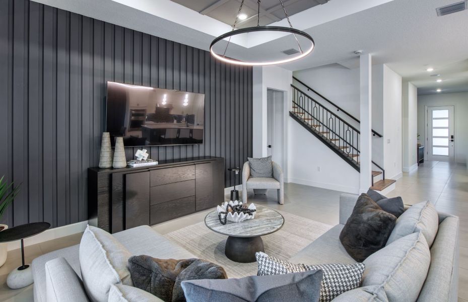 Furnished interior view inside a new home in Greyhawk Landing, Lake Worth (Image 15).
