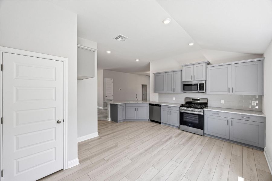 Furnished interior view inside a new home in Grand Oaks Reserve, Cleveland (Image 2).