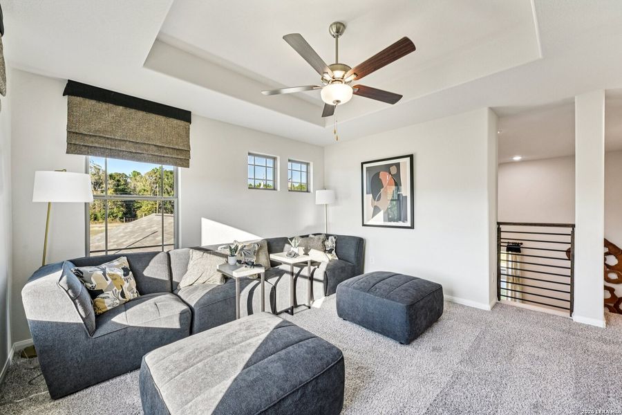 Furnished interior view inside a new home in Red Hawk Landing, San Antonio (Image 3).