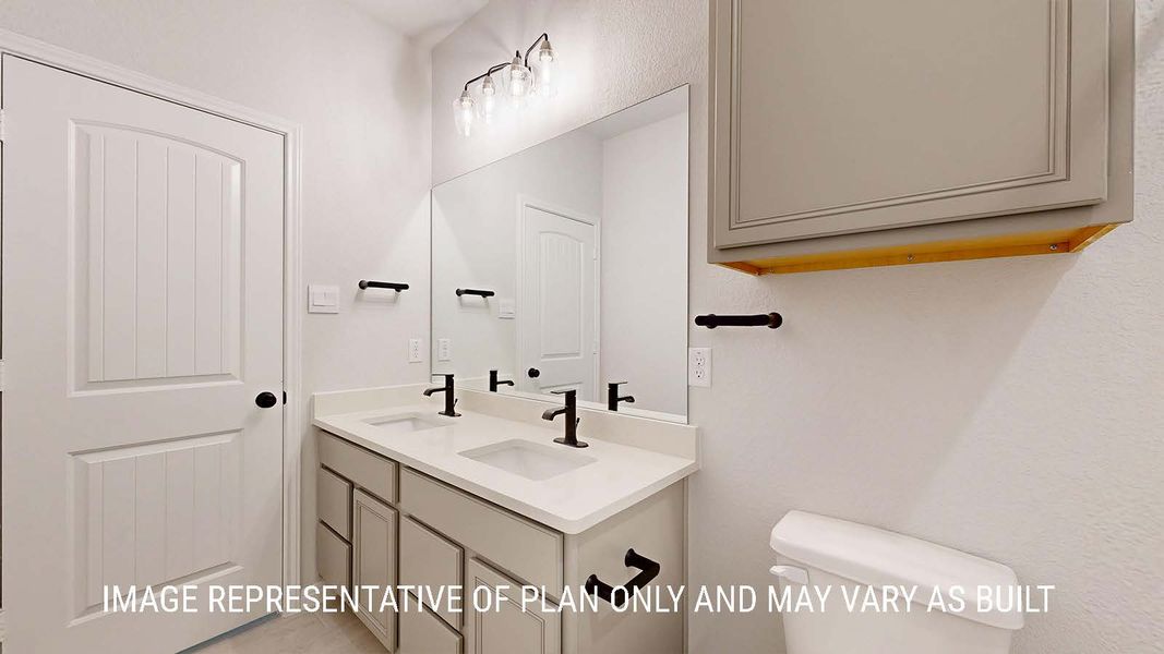 Furnished interior view inside a new home in Sterling Meadows, Salado (Image 9).