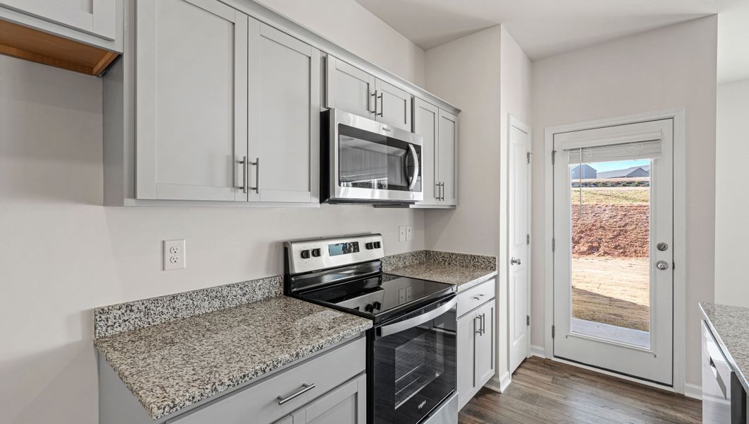 Furnished interior view inside a new home in Tanglewood Townes, Greenville (Image 8).