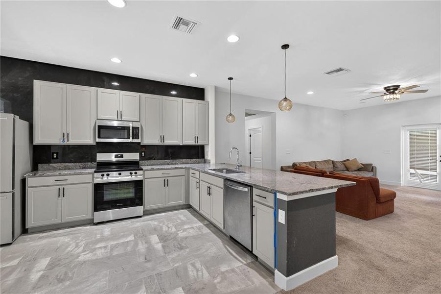 Furnished interior view inside a new home in , Sebring (Image 11).