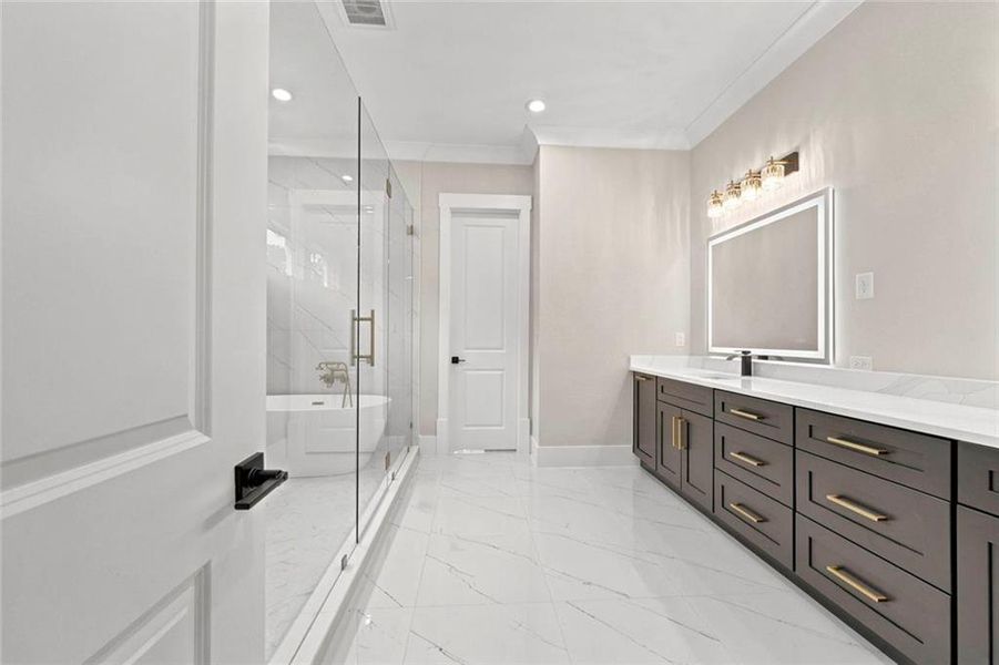 Furnished interior view inside a new home in , Loganville (Image 9).