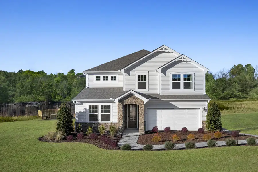 Representative exterior photo of a completed home built from the Sequoia by Mattamy Homes in McAlister Creek, Clayton, NC (Image 2).