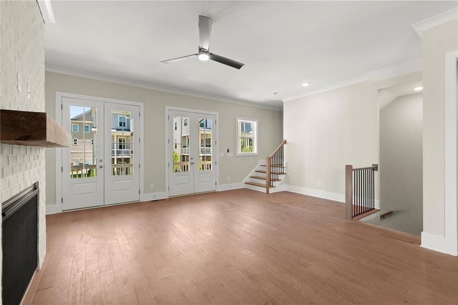 Spacious, unfurnished interior of a new home in West Town, Atlanta (Image 45).