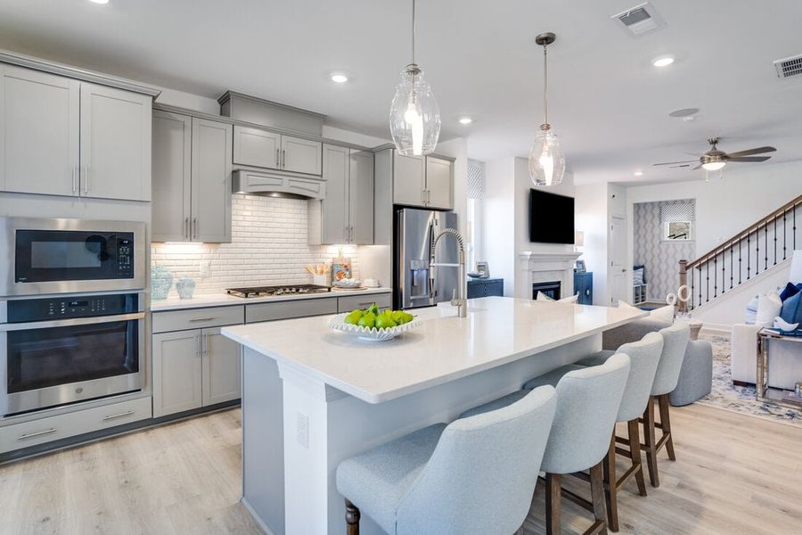 Furnished interior view inside a new home in Silverstone, Knightdale (Image 8).