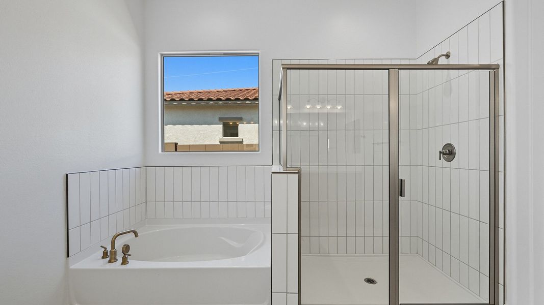 Furnished interior view inside a new home in Hacienda at Estrella, Goodyear (Image 33).