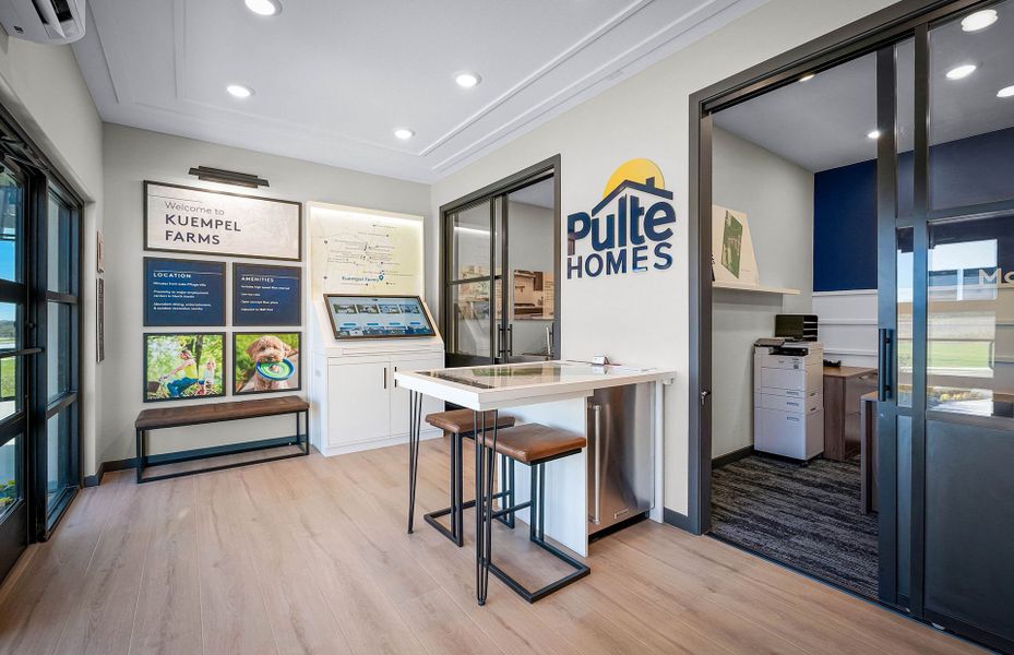 Representative furnished interior of a home built from the Sanford by Pulte Homes in Kuempel Farms, Pflugerville (Image 8).