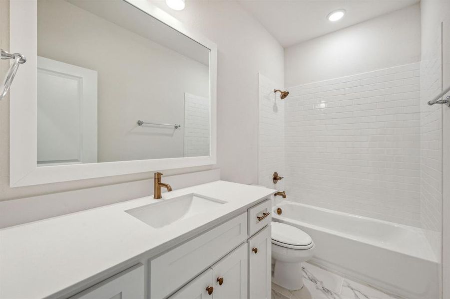 Furnished interior view inside a new home in , Aledo (Image 9).