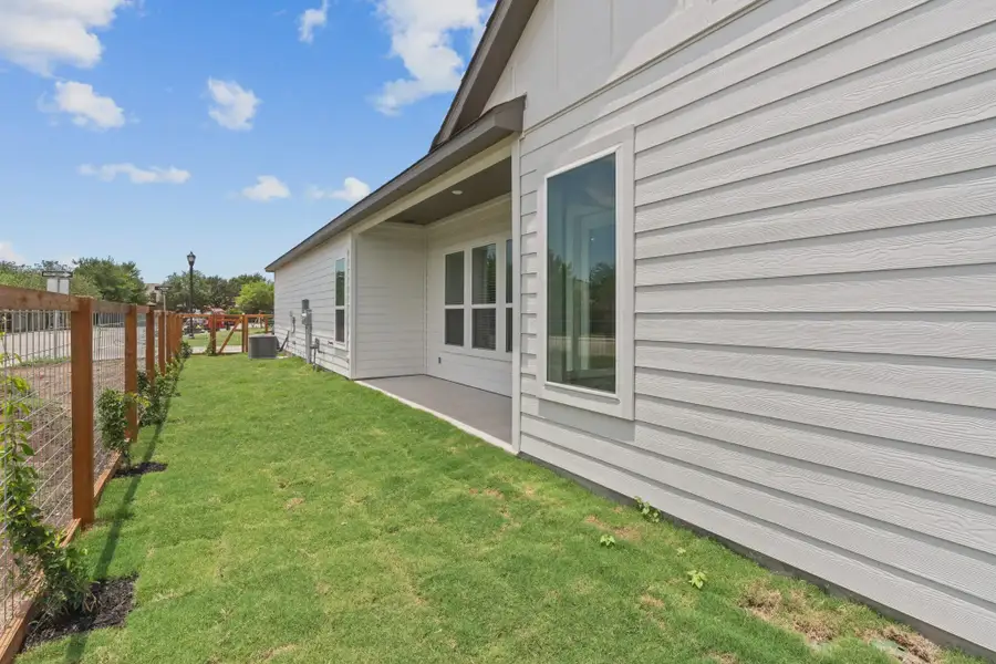 Representative exterior details of a home built from the Ramsey by Chesmar Homes in The Crossvine, Forney (Image 3).