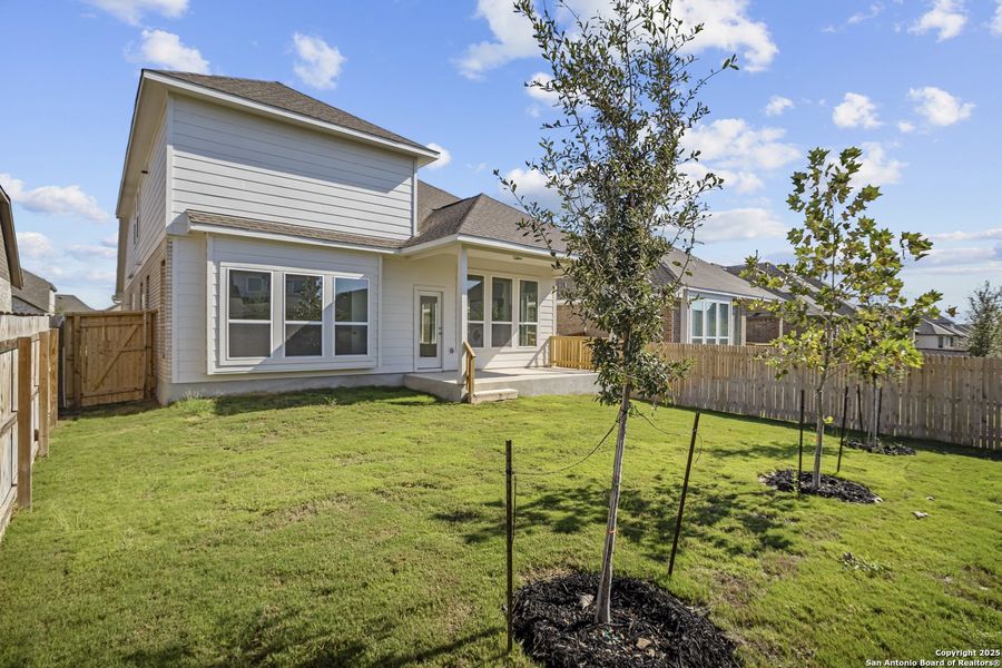 Exterior details and patio area of a home in Davis Ranch, San Antonio (Image 20). Exterior details and patio area of a home in Davis Ranch, San Antonio (Image 20).