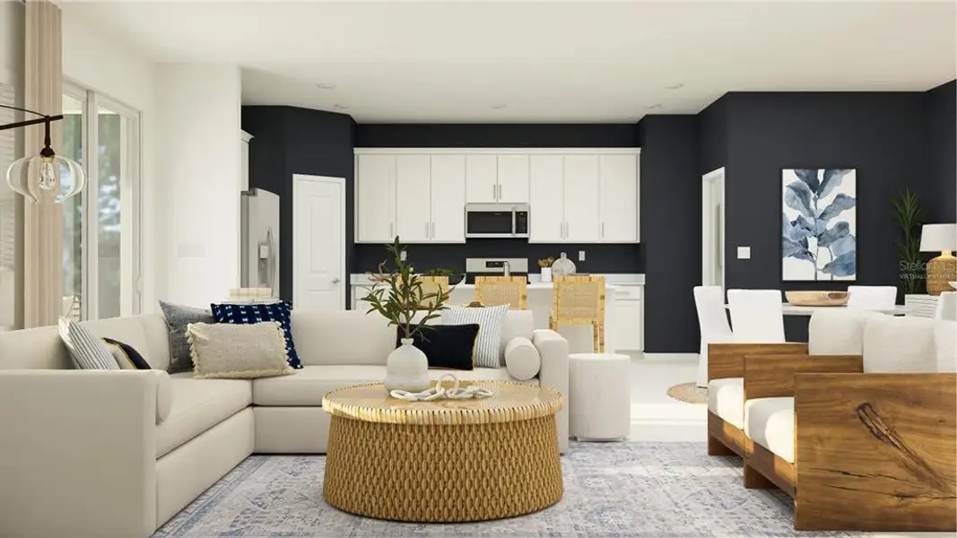 Furnished interior view inside a new home in , Debary (Image 6).