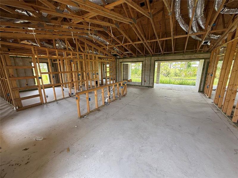 In-progress construction of a new home in , Cape Coral, FL (Image 11).