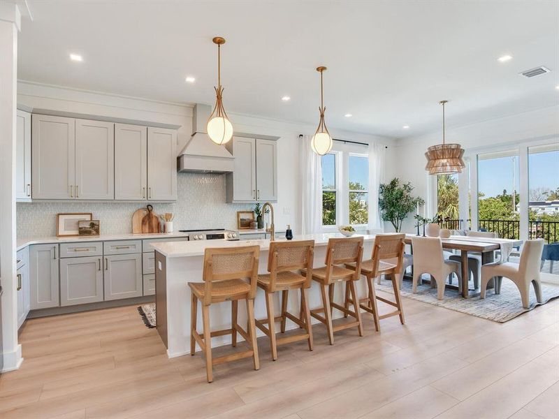 Furnished interior view inside a new home in , North Redington Beach (Image 18).