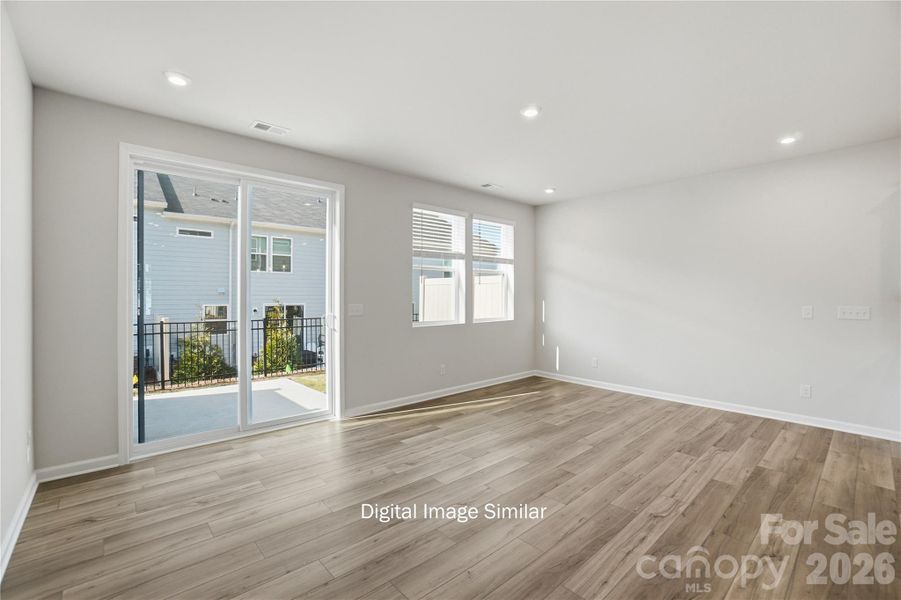 Spacious, unfurnished interior of a new home in Bailey Run, Charlotte (Image 16).